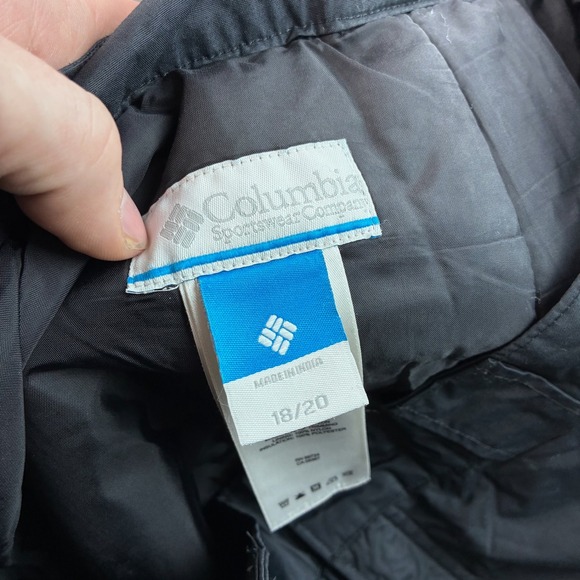 Columbia Snow Pants Youth 18/20 Black Ski Snowboard Insulated Waterproof Winter - Picture 4 of 8